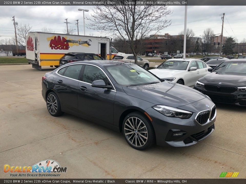 2020 BMW 2 Series 228i xDrive Gran Coupe Mineral Grey Metallic / Black Photo #1