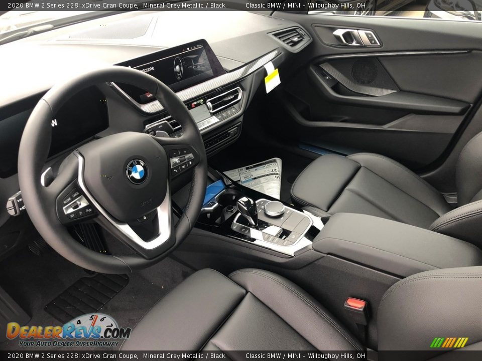 Black Interior - 2020 BMW 2 Series 228i xDrive Gran Coupe Photo #3