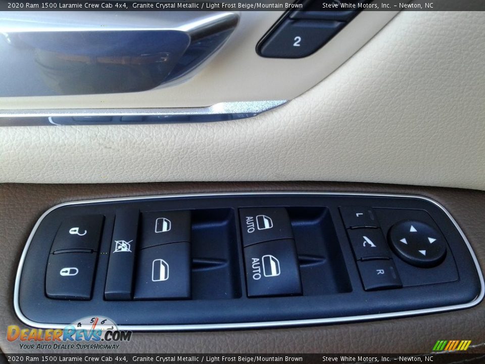 2020 Ram 1500 Laramie Crew Cab 4x4 Granite Crystal Metallic / Light Frost Beige/Mountain Brown Photo #12