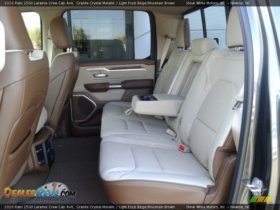 Rear Seat of 2020 Ram 1500 Laramie Crew Cab 4x4 Photo #14