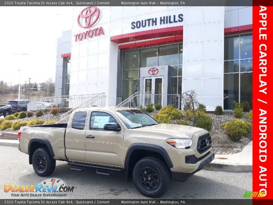2020 Toyota Tacoma SX Access Cab 4x4 Quicksand / Cement Photo #1