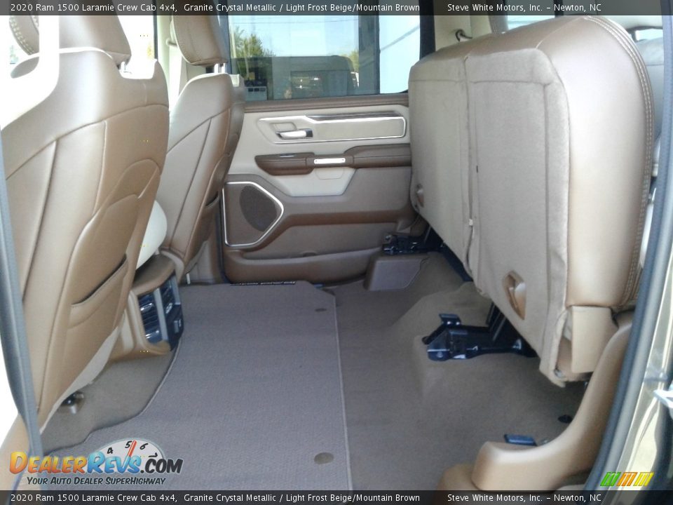 Rear Seat of 2020 Ram 1500 Laramie Crew Cab 4x4 Photo #15