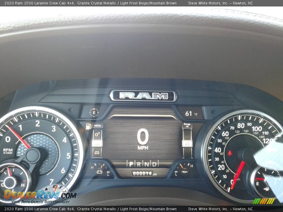 2020 Ram 1500 Laramie Crew Cab 4x4 Gauges Photo #22