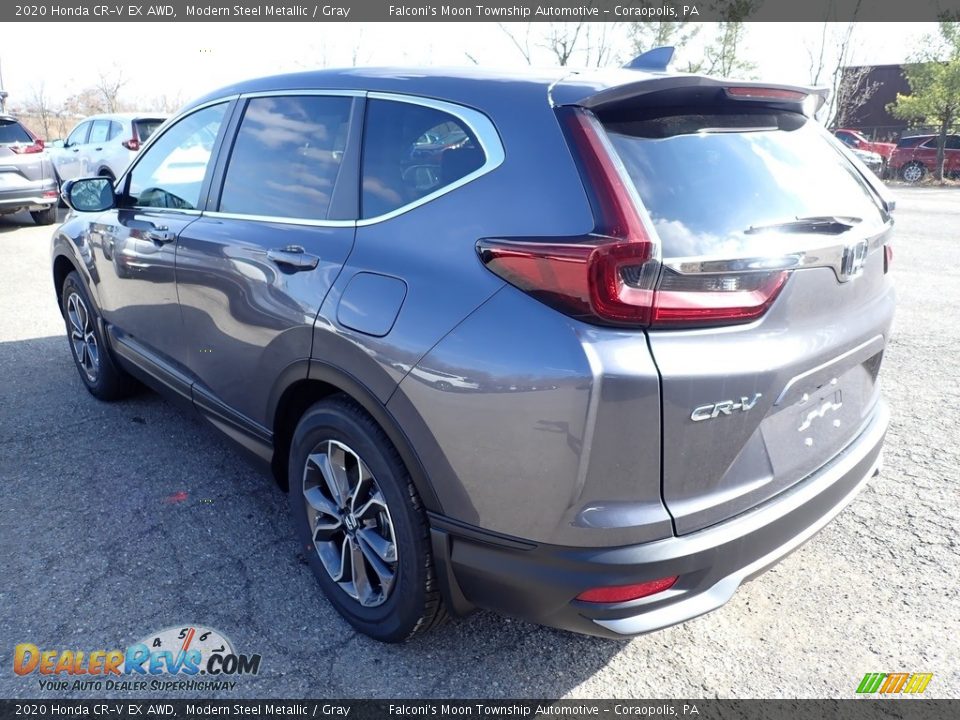 2020 Honda CR-V EX AWD Modern Steel Metallic / Gray Photo #2