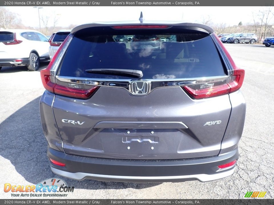 2020 Honda CR-V EX AWD Modern Steel Metallic / Gray Photo #3