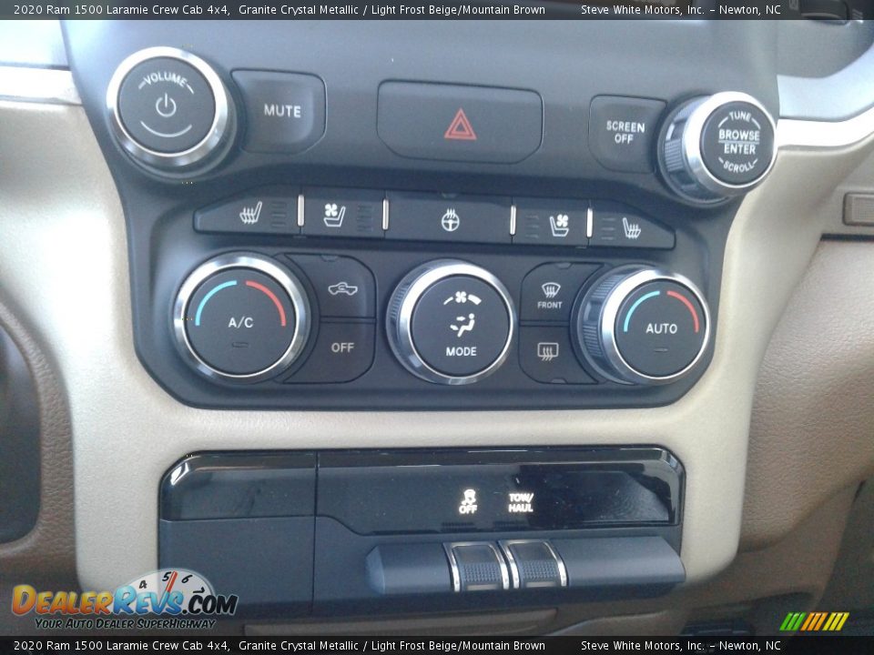 Controls of 2020 Ram 1500 Laramie Crew Cab 4x4 Photo #27