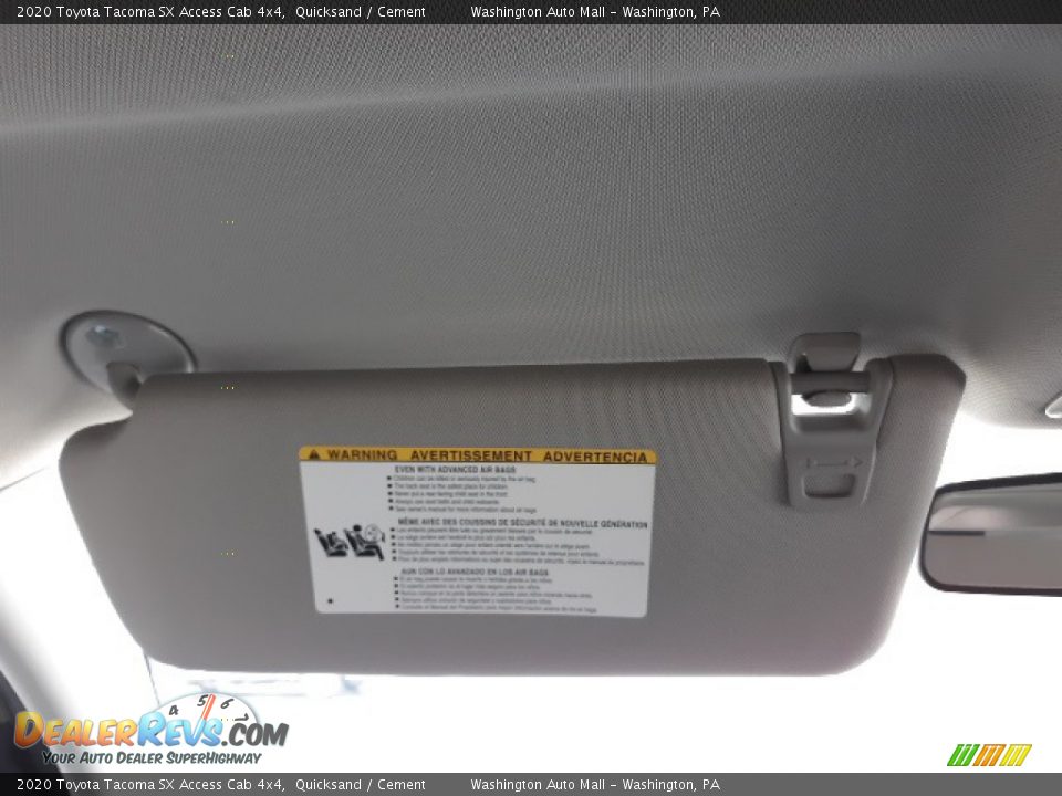 2020 Toyota Tacoma SX Access Cab 4x4 Quicksand / Cement Photo #20