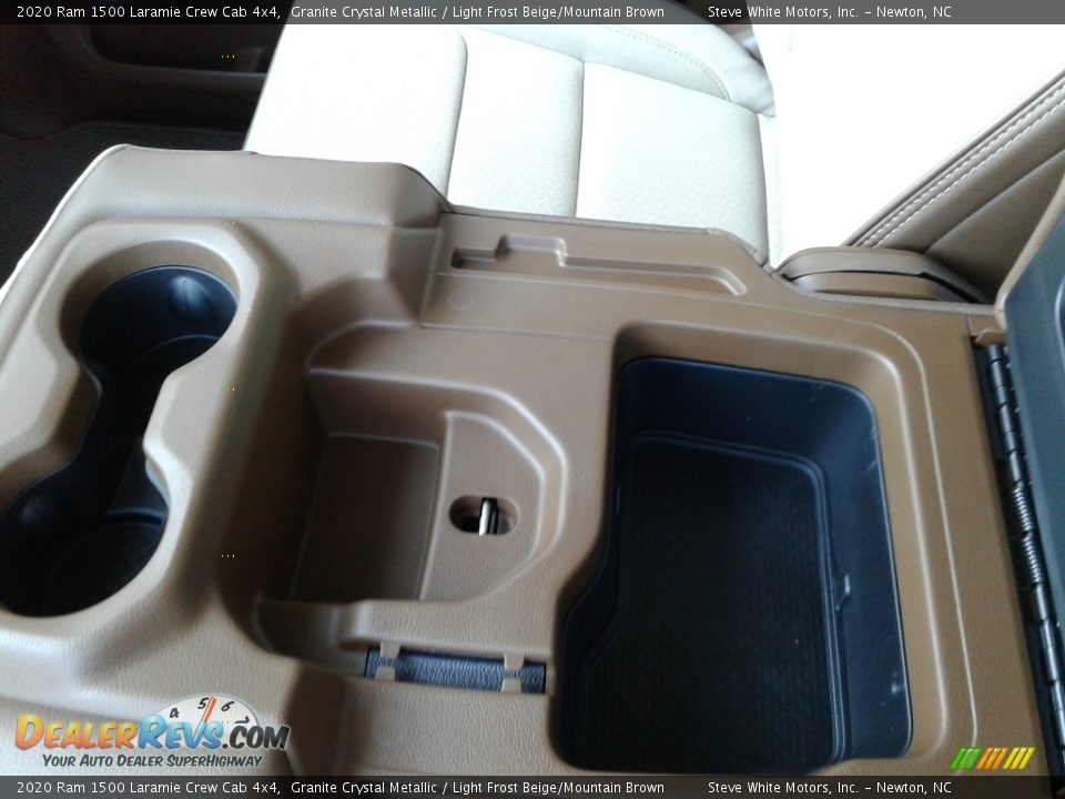 2020 Ram 1500 Laramie Crew Cab 4x4 Granite Crystal Metallic / Light Frost Beige/Mountain Brown Photo #30