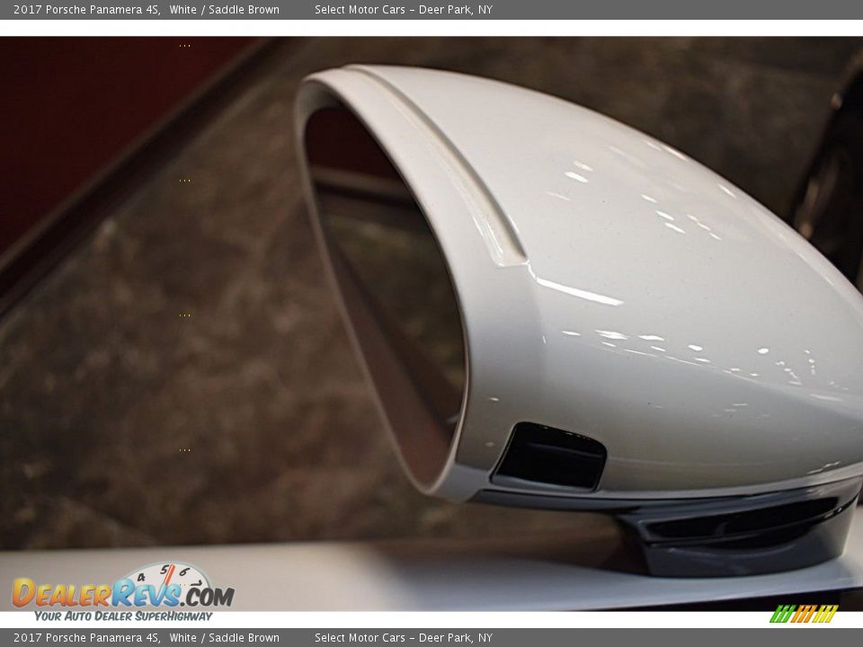 2017 Porsche Panamera 4S White / Saddle Brown Photo #12