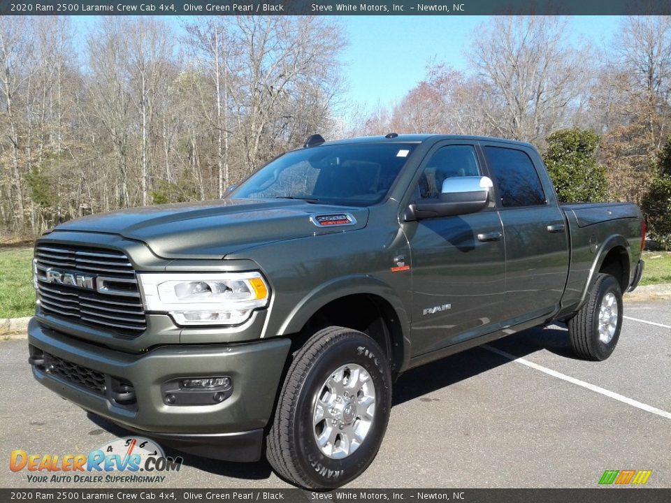 2020 Ram 2500 Laramie Crew Cab 4x4 Olive Green Pearl / Black Photo #2