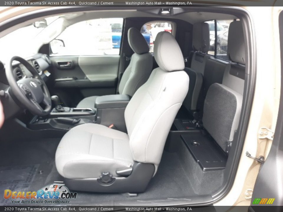 Cement Interior - 2020 Toyota Tacoma SX Access Cab 4x4 Photo #29