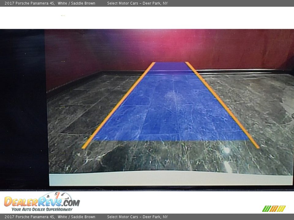 2017 Porsche Panamera 4S White / Saddle Brown Photo #22