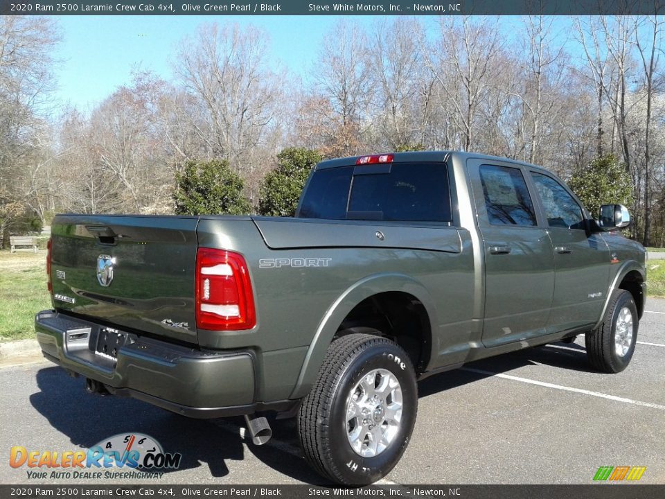 2020 Ram 2500 Laramie Crew Cab 4x4 Olive Green Pearl / Black Photo #6