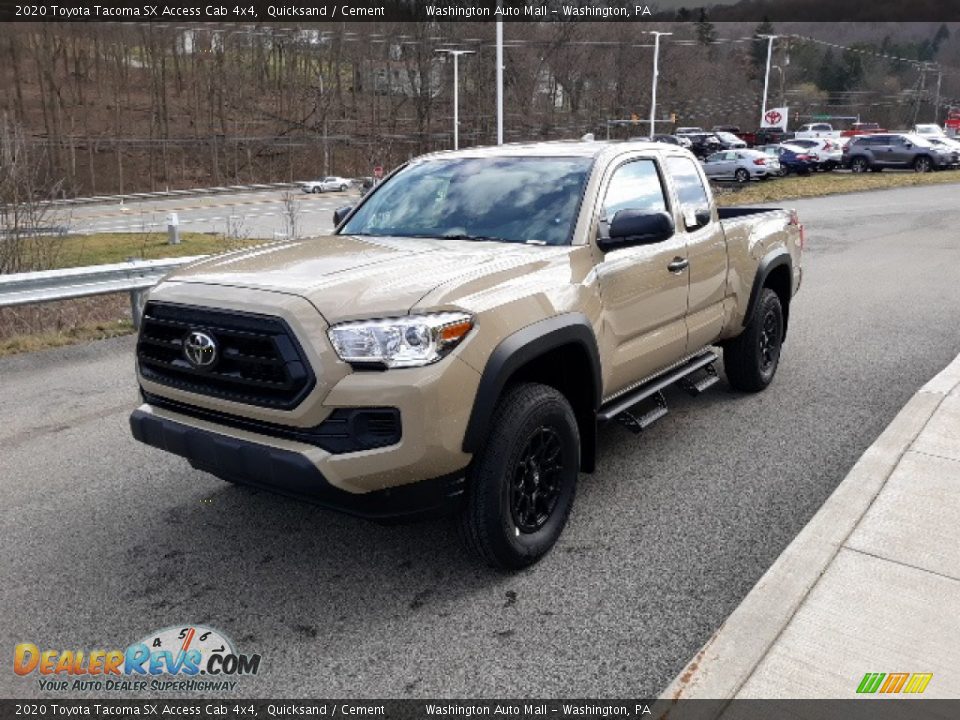 Front 3/4 View of 2020 Toyota Tacoma SX Access Cab 4x4 Photo #36