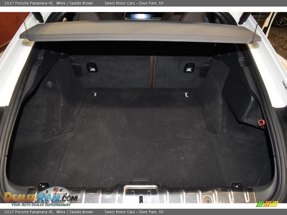 2017 Porsche Panamera 4S White / Saddle Brown Photo #27