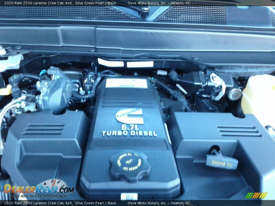 2020 Ram 2500 Laramie Crew Cab 4x4 Olive Green Pearl / Black Photo #12
