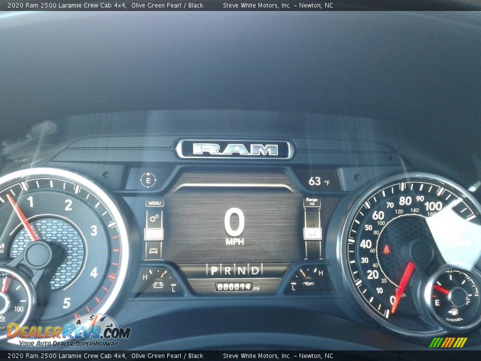 2020 Ram 2500 Laramie Crew Cab 4x4 Olive Green Pearl / Black Photo #24