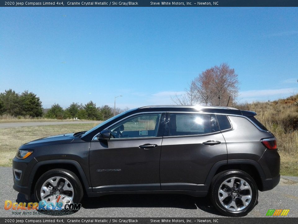 2020 Jeep Compass Limted 4x4 Granite Crystal Metallic / Ski Gray/Black Photo #1