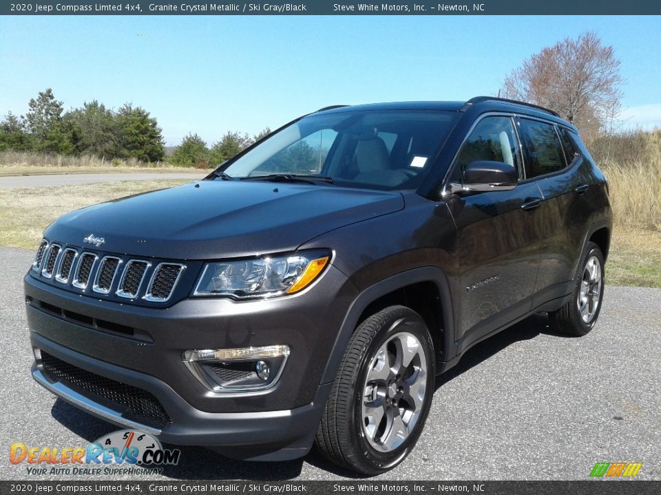 2020 Jeep Compass Limted 4x4 Granite Crystal Metallic / Ski Gray/Black Photo #2