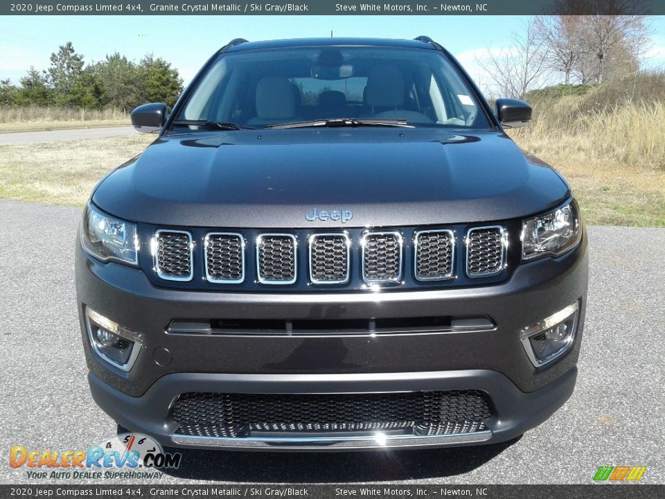 2020 Jeep Compass Limted 4x4 Granite Crystal Metallic / Ski Gray/Black Photo #3