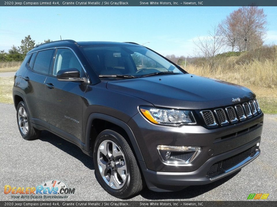 2020 Jeep Compass Limted 4x4 Granite Crystal Metallic / Ski Gray/Black Photo #4