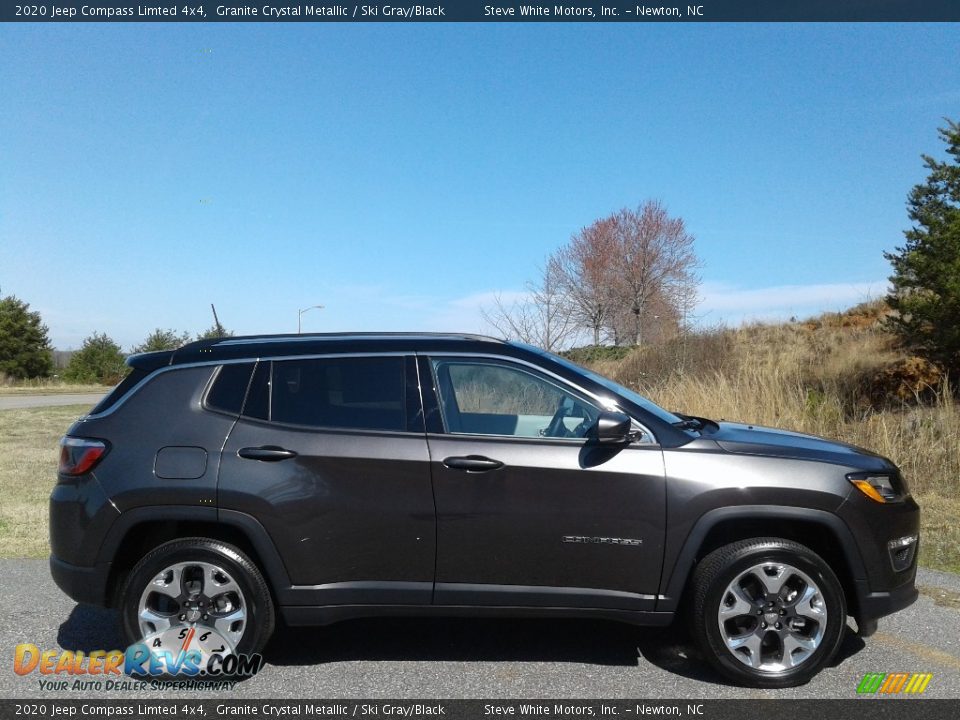 2020 Jeep Compass Limted 4x4 Granite Crystal Metallic / Ski Gray/Black Photo #5