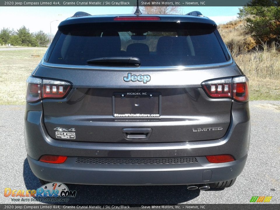 2020 Jeep Compass Limted 4x4 Granite Crystal Metallic / Ski Gray/Black Photo #7