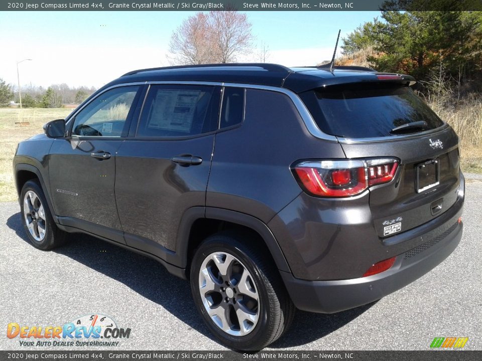 2020 Jeep Compass Limted 4x4 Granite Crystal Metallic / Ski Gray/Black Photo #9
