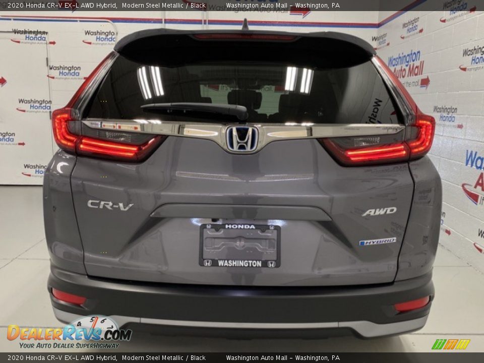 2020 Honda CR-V EX-L AWD Hybrid Modern Steel Metallic / Black Photo #7