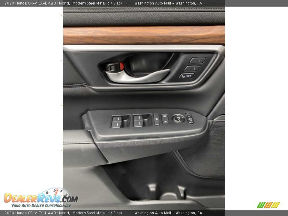 2020 Honda CR-V EX-L AWD Hybrid Modern Steel Metallic / Black Photo #12
