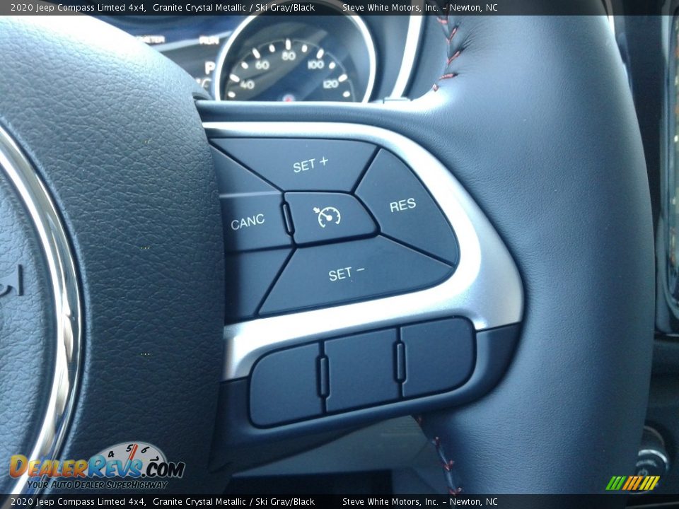 2020 Jeep Compass Limted 4x4 Granite Crystal Metallic / Ski Gray/Black Photo #20