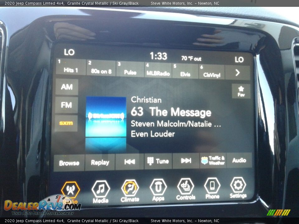 2020 Jeep Compass Limted 4x4 Granite Crystal Metallic / Ski Gray/Black Photo #22