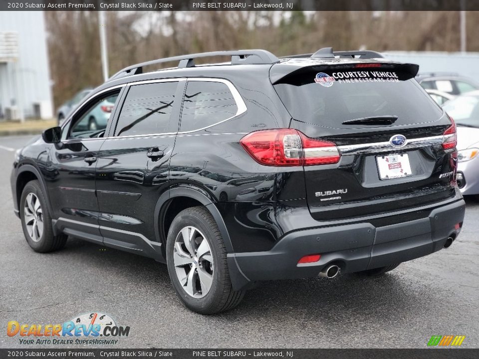 2020 Subaru Ascent Premium Crystal Black Silica / Slate Photo #3