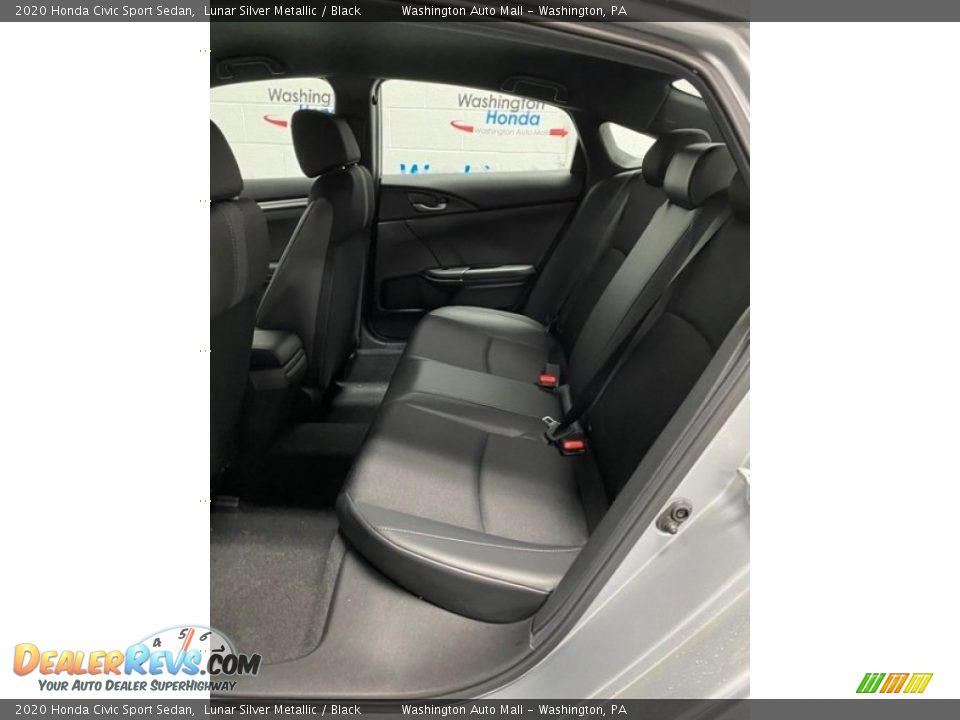 2020 Honda Civic Sport Sedan Lunar Silver Metallic / Black Photo #19