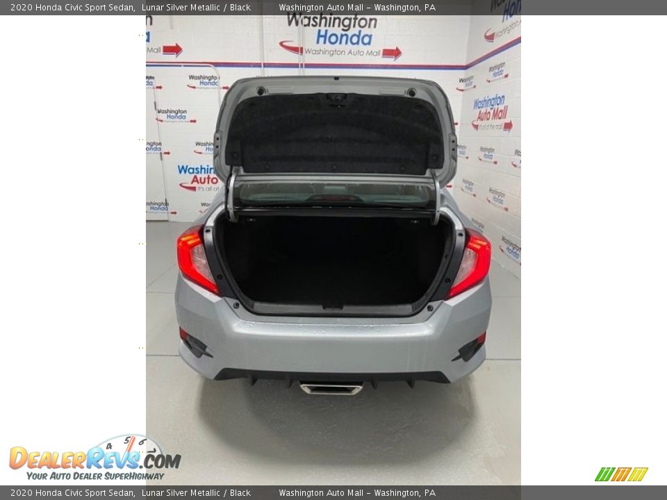 2020 Honda Civic Sport Sedan Lunar Silver Metallic / Black Photo #20