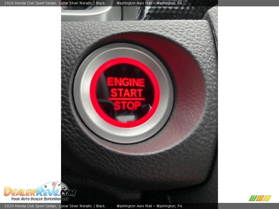 2020 Honda Civic Sport Sedan Lunar Silver Metallic / Black Photo #29