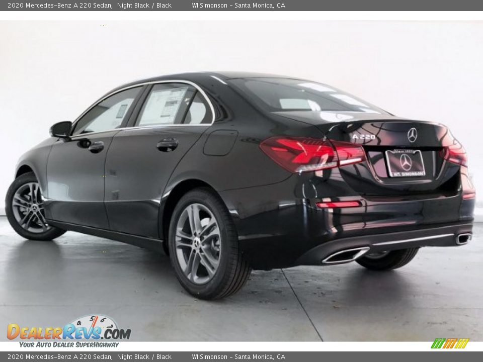 2020 Mercedes-Benz A 220 Sedan Night Black / Black Photo #2