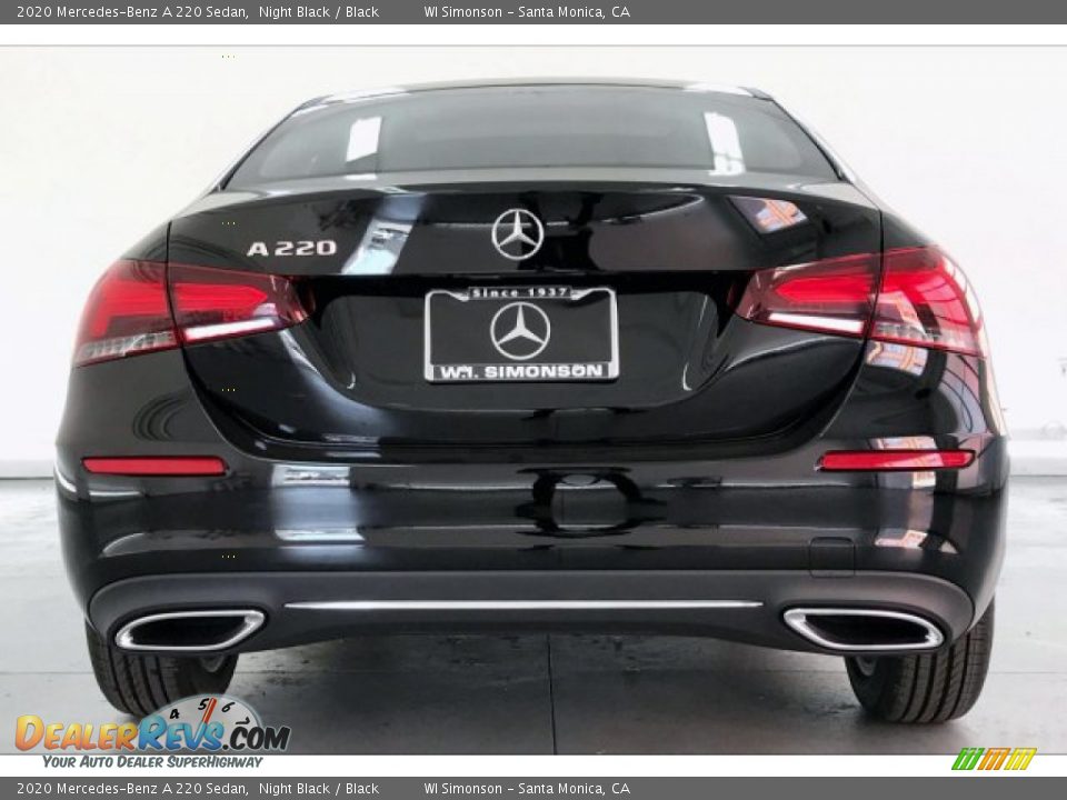 2020 Mercedes-Benz A 220 Sedan Night Black / Black Photo #3
