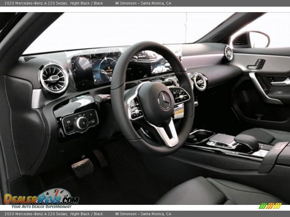 2020 Mercedes-Benz A 220 Sedan Night Black / Black Photo #4