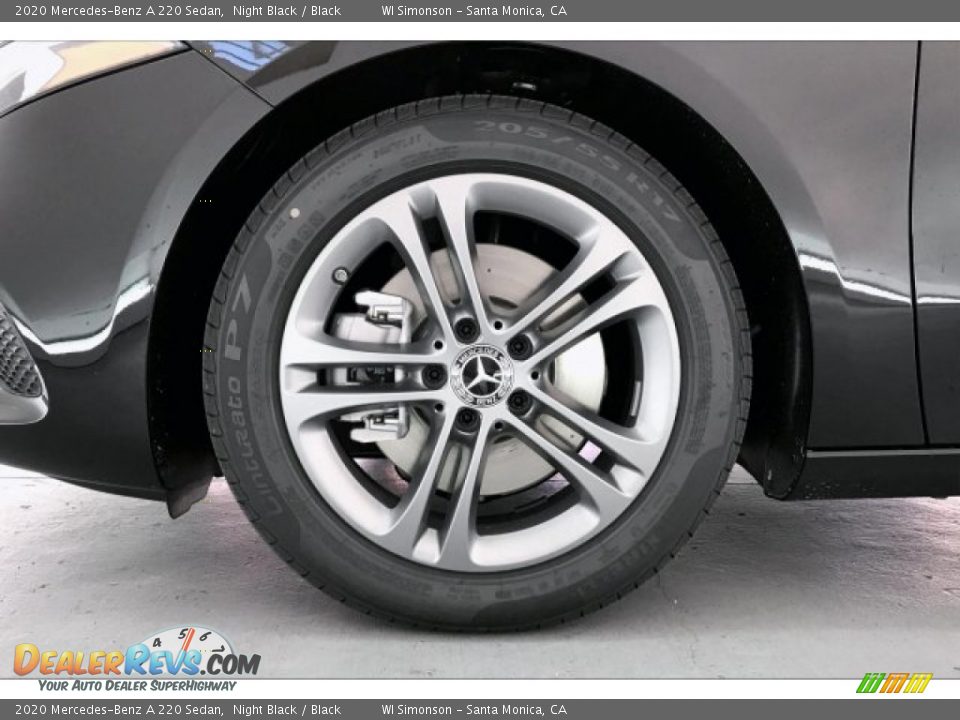 2020 Mercedes-Benz A 220 Sedan Night Black / Black Photo #9