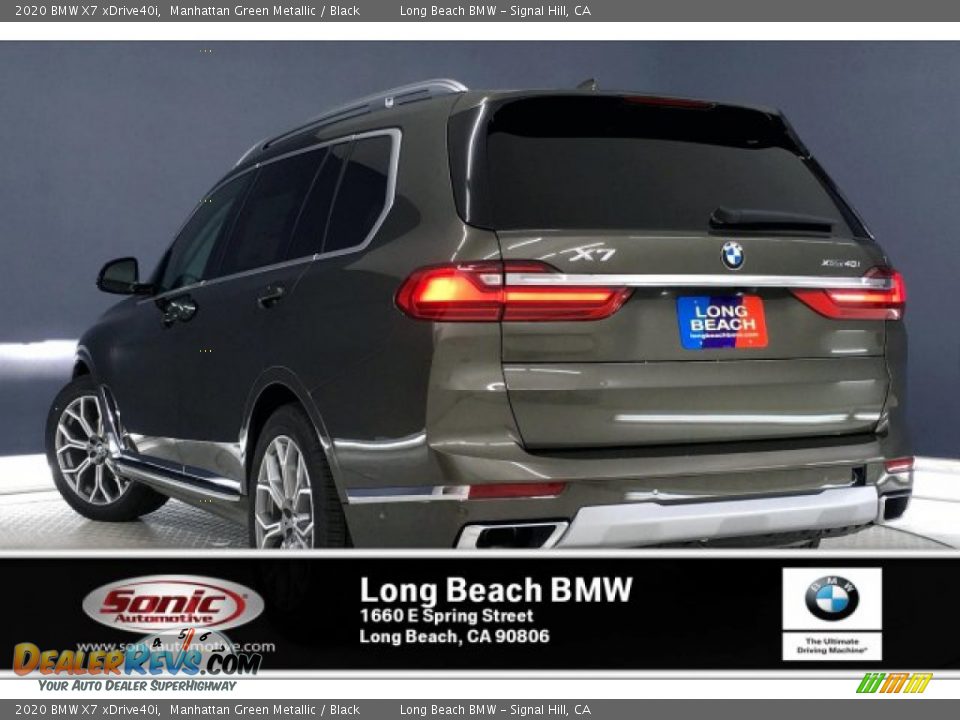 2020 BMW X7 xDrive40i Manhattan Green Metallic / Black Photo #2