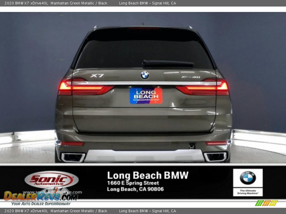 2020 BMW X7 xDrive40i Manhattan Green Metallic / Black Photo #3