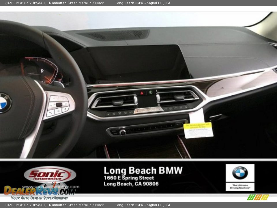 2020 BMW X7 xDrive40i Manhattan Green Metallic / Black Photo #5