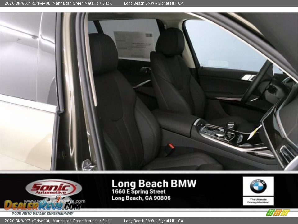2020 BMW X7 xDrive40i Manhattan Green Metallic / Black Photo #7