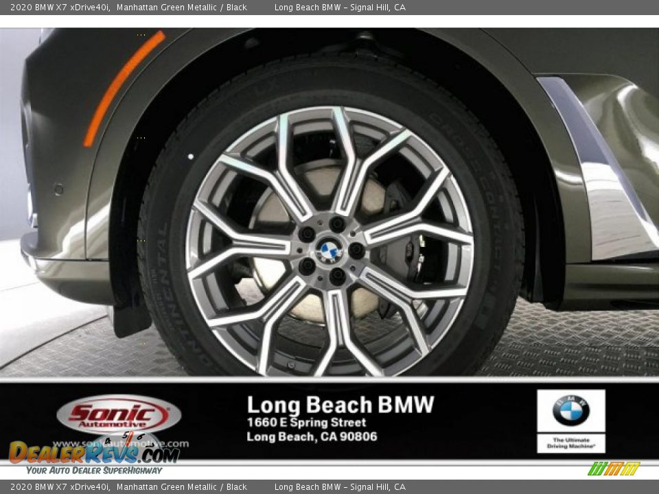 2020 BMW X7 xDrive40i Manhattan Green Metallic / Black Photo #9
