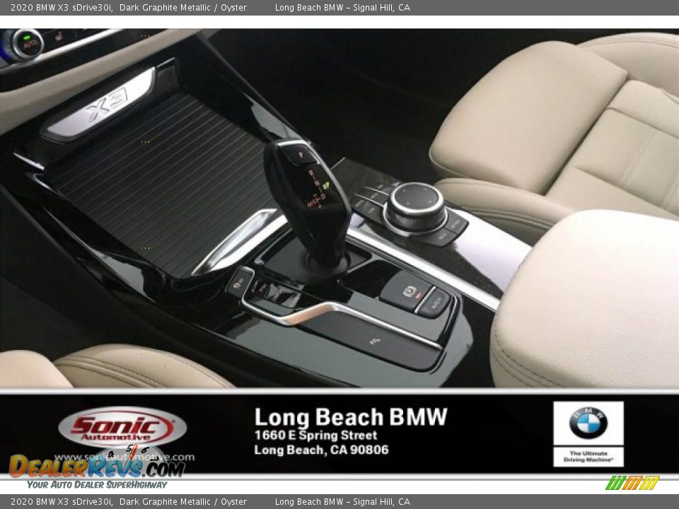 2020 BMW X3 sDrive30i Dark Graphite Metallic / Oyster Photo #6