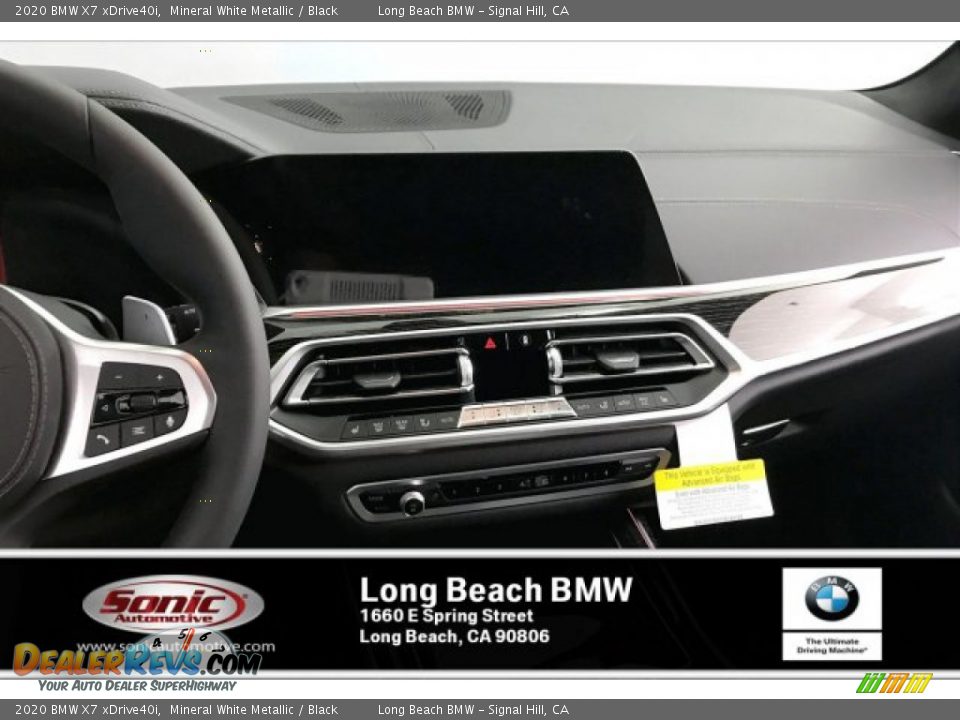 2020 BMW X7 xDrive40i Mineral White Metallic / Black Photo #5