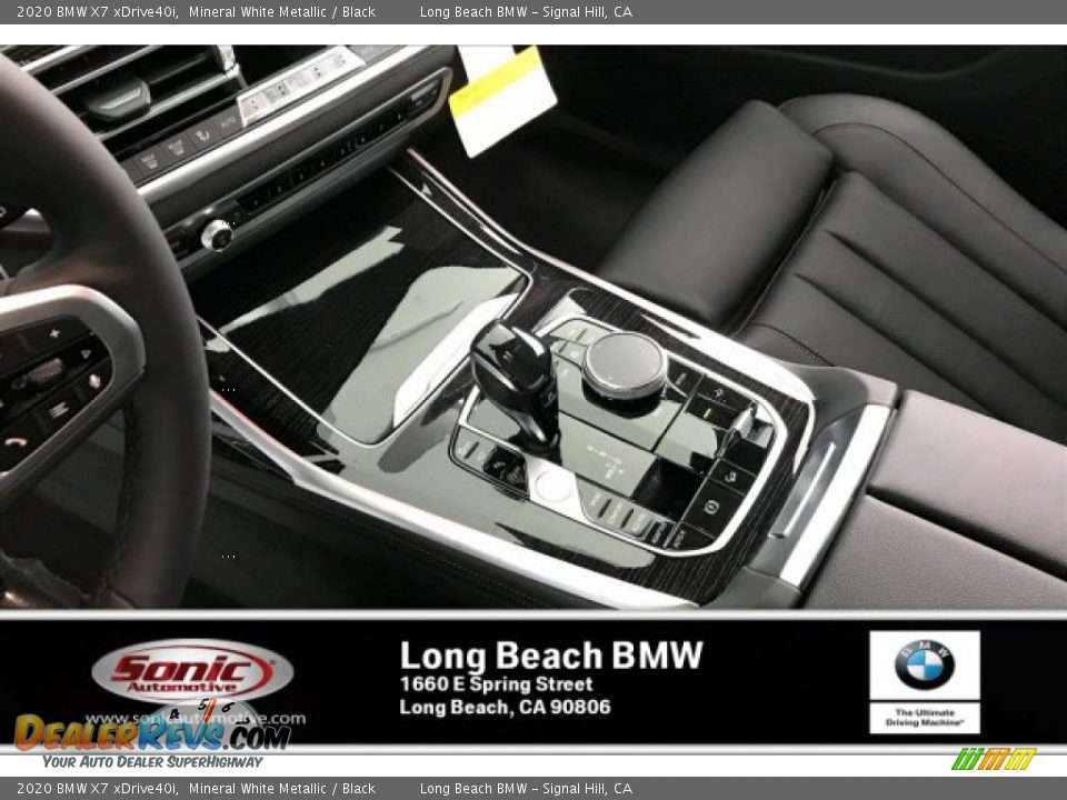 2020 BMW X7 xDrive40i Mineral White Metallic / Black Photo #6