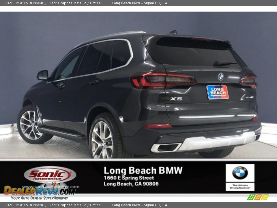 2020 BMW X5 sDrive40i Dark Graphite Metallic / Coffee Photo #2