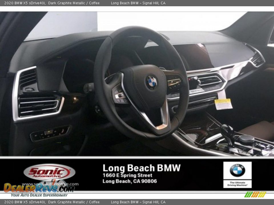 2020 BMW X5 sDrive40i Dark Graphite Metallic / Coffee Photo #4